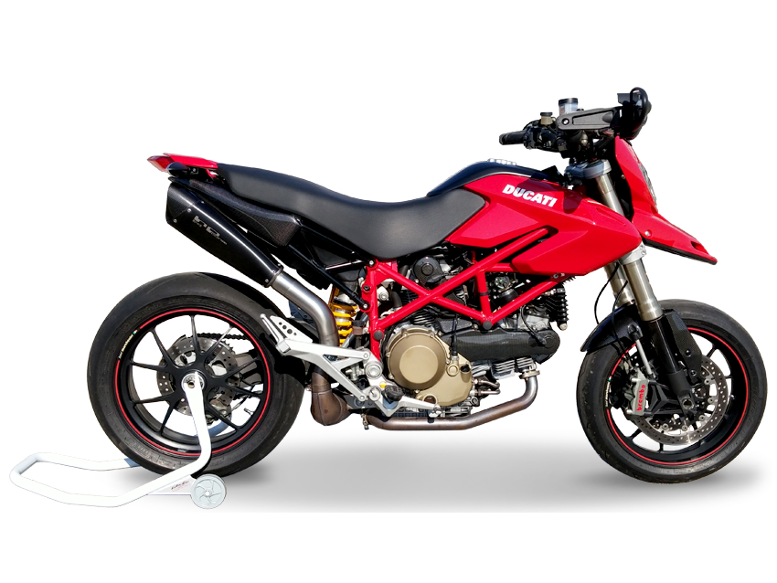 HP CORSE Ducati Hypermotard 1100 Slip-on Exhaust "Evoxtreme 310 Black" (EU homologated) – Accessories in the 2WheelsHero Motorcycle Aftermarket Accessories and Parts Online Shop