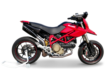 HP CORSE Ducati Hypermotard 1100 Slip-on Exhaust "Evoxtreme 310 Black" (EU homologated) – Accessories in the 2WheelsHero Motorcycle Aftermarket Accessories and Parts Online Shop