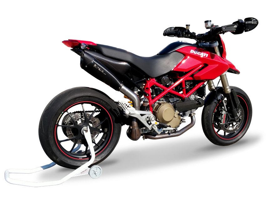 HP CORSE Ducati Hypermotard 1100 Slip-on Exhaust "Evoxtreme 310 Black" (EU homologated) – Accessories in the 2WheelsHero Motorcycle Aftermarket Accessories and Parts Online Shop