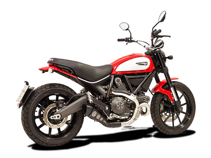 HP CORSE Ducati Scrambler 800 (2015+) Slip-on Exhaust "Hydroform Black" (EU homologated) – Accessories in the 2WheelsHero Motorcycle Aftermarket Accessories and Parts Online Shop