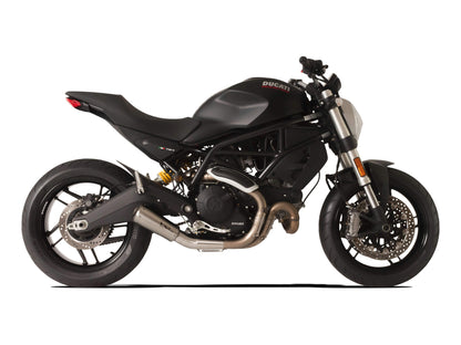 HP CORSE Ducati Monster 797 Slip-on Exhaust "GP-07 Satin Short" (racing; with aluminum ring) – Accessories in the 2WheelsHero Motorcycle Aftermarket Accessories and Parts Online Shop