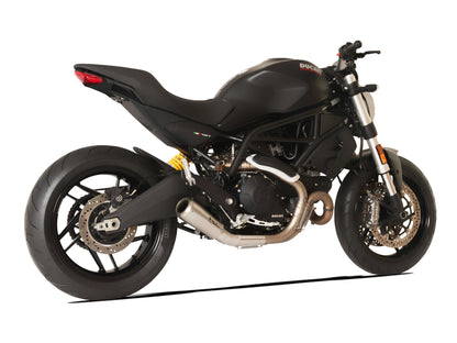 HP CORSE Ducati Monster 797 Slip-on Exhaust "GP-07 Satin Short" (racing; with aluminum ring) – Accessories in the 2WheelsHero Motorcycle Aftermarket Accessories and Parts Online Shop