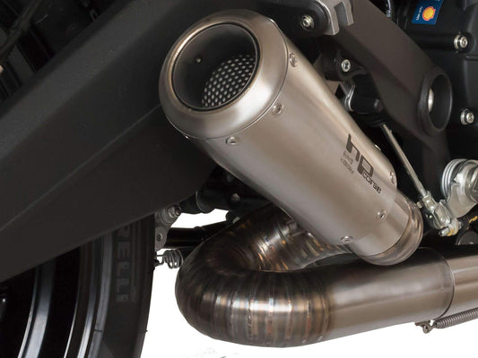 HP CORSE Ducati Monster 797 Slip-on Exhaust "GP-07 Satin" (racing; with aluminum ring) – Accessories in the 2WheelsHero Motorcycle Aftermarket Accessories and Parts Online Shop