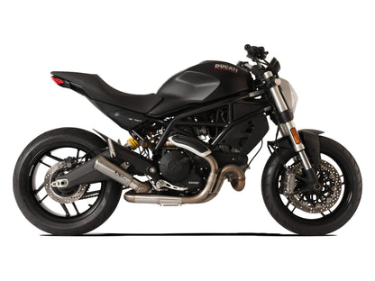 HP CORSE Ducati Monster 797 Slip-on Exhaust "GP-07 Satin" (racing; with wire mesh) – Accessories in the 2WheelsHero Motorcycle Aftermarket Accessories and Parts Online Shop