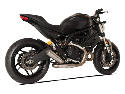 HP CORSE Ducati Monster 797 Slip-on Exhaust "GP-07 Satin" (racing; with wire mesh) – Accessories in the 2WheelsHero Motorcycle Aftermarket Accessories and Parts Online Shop
