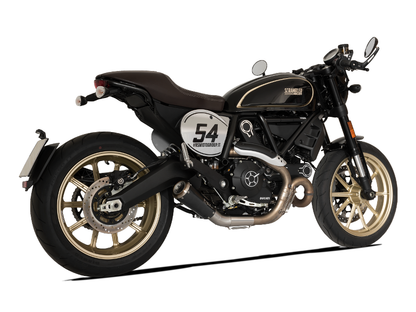 HP CORSE Ducati Scrambler 800 (2015+) Slip-on Exhaust "GP-07 Black" (EU homologated; with aluminum end-cap) – Accessories in the 2WheelsHero Motorcycle Aftermarket Accessories and Parts Online Shop