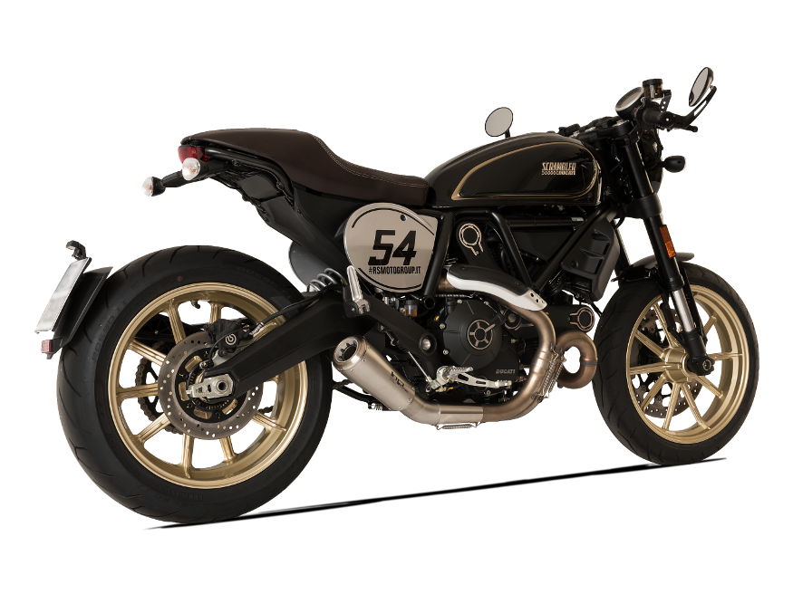 HP CORSE Ducati Scrambler 800 (2015+) Slip-on Exhaust "GP-07 Satin" (EU homologated; with aluminum end-cap) – Accessories in the 2WheelsHero Motorcycle Aftermarket Accessories and Parts Online Shop