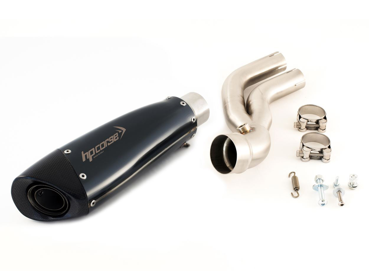 HP CORSE Honda CB1000R Slip-on Exhaust "Evoxtreme Black Single" (low position) – Accessories in the 2WheelsHero Motorcycle Aftermarket Accessories and Parts Online Shop