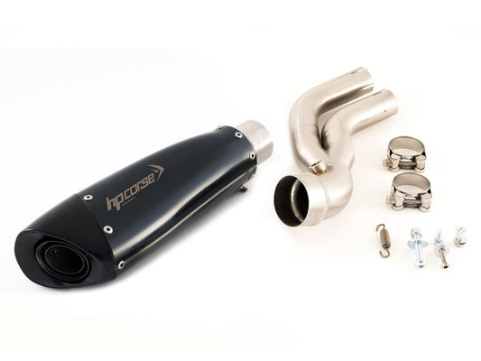 HP CORSE Honda CB1000R Slip-on Exhaust "Evoxtreme Black Single" (low position) – Accessories in the 2WheelsHero Motorcycle Aftermarket Accessories and Parts Online Shop