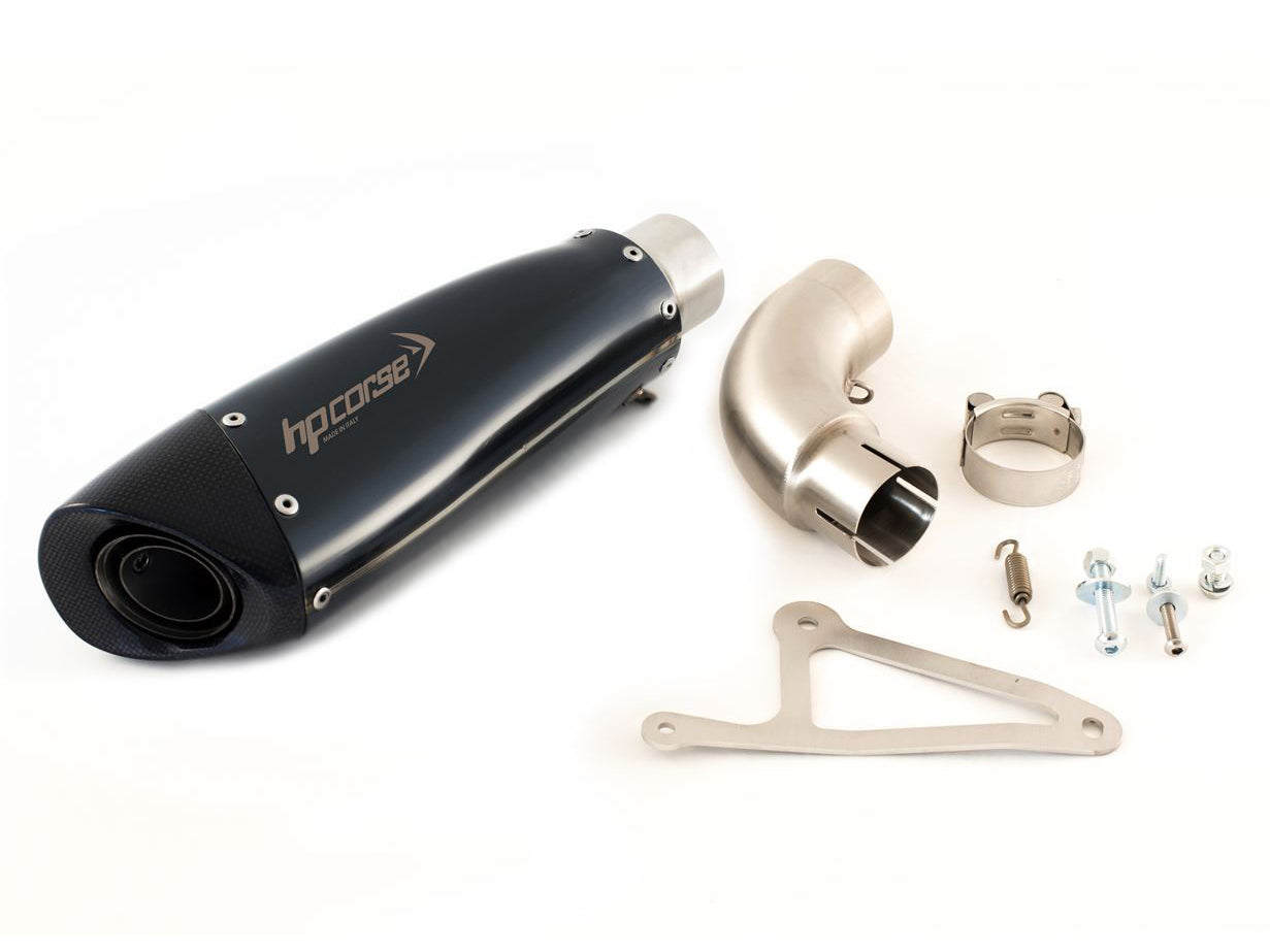 HP CORSE Honda CB1000R Slip-on Exhaust "Evoxtreme Black Single" (high position) – Accessories in the 2WheelsHero Motorcycle Aftermarket Accessories and Parts Online Shop