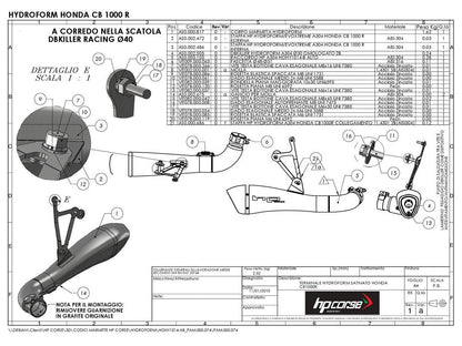 HP CORSE Honda CB1000R Slip-on Exhaust "Hydroform Satin Single" (high position) – Accessories in the 2WheelsHero Motorcycle Aftermarket Accessories and Parts Online Shop