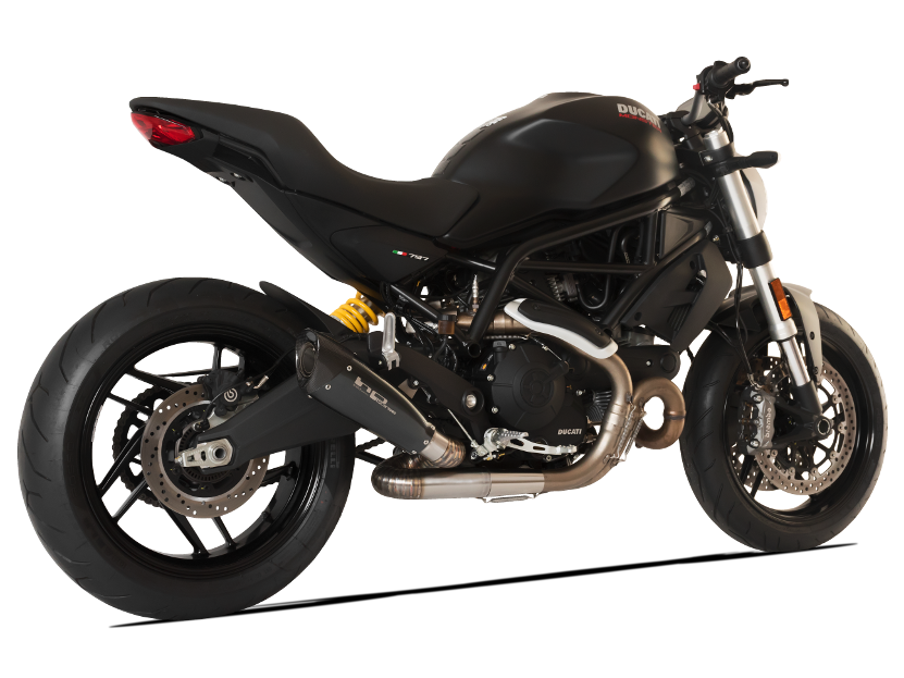 HP CORSE Ducati Monster 797 Slip-on Exhaust "Evoxtreme 260 Black" (racing only) – Accessories in the 2WheelsHero Motorcycle Aftermarket Accessories and Parts Online Shop