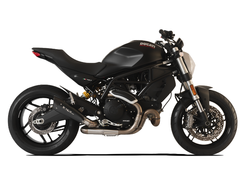 HP CORSE Ducati Monster 797 Slip-on Exhaust "Evoxtreme 260 Black" (racing only) – Accessories in the 2WheelsHero Motorcycle Aftermarket Accessories and Parts Online Shop