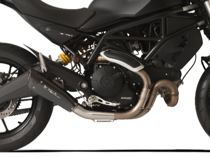 HP CORSE Ducati Monster 797 Slip-on Exhaust "Evoxtreme 260 Black Short" (racing only) – Accessories in the 2WheelsHero Motorcycle Aftermarket Accessories and Parts Online Shop