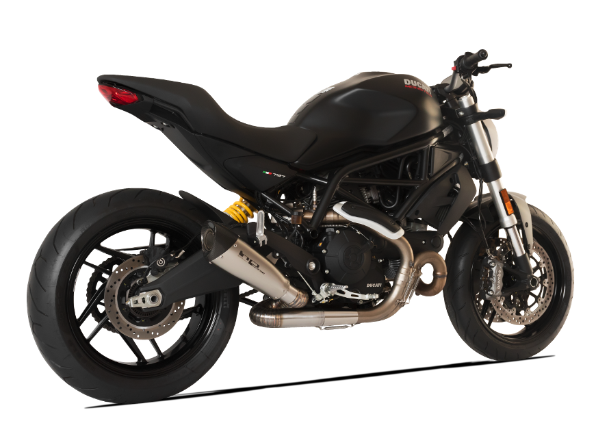 HP CORSE Ducati Monster 797 Slip-on Exhaust "Evoxtreme 260 Satin" (racing only) – Accessories in the 2WheelsHero Motorcycle Aftermarket Accessories and Parts Online Shop