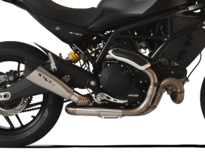 HP CORSE Ducati Monster 797 Slip-on Exhaust "Evoxtreme 260 Satin" (racing only) – Accessories in the 2WheelsHero Motorcycle Aftermarket Accessories and Parts Online Shop