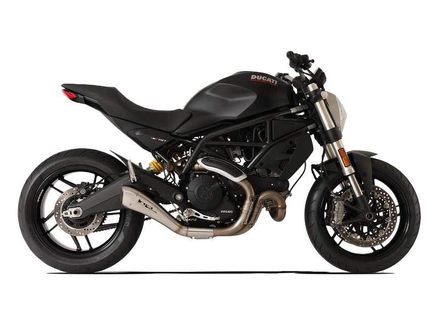 HP CORSE Ducati Monster 797 Slip-on Exhaust "Hydroform Satin Short" (racing only) – Accessories in the 2WheelsHero Motorcycle Aftermarket Accessories and Parts Online Shop