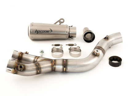 HP CORSE Yamaha YZF-R1 (15/17) Slip-on Exhaust "GP-07 Satin" (racing; with aluminum ring) – Accessories in the 2WheelsHero Motorcycle Aftermarket Accessories and Parts Online Shop