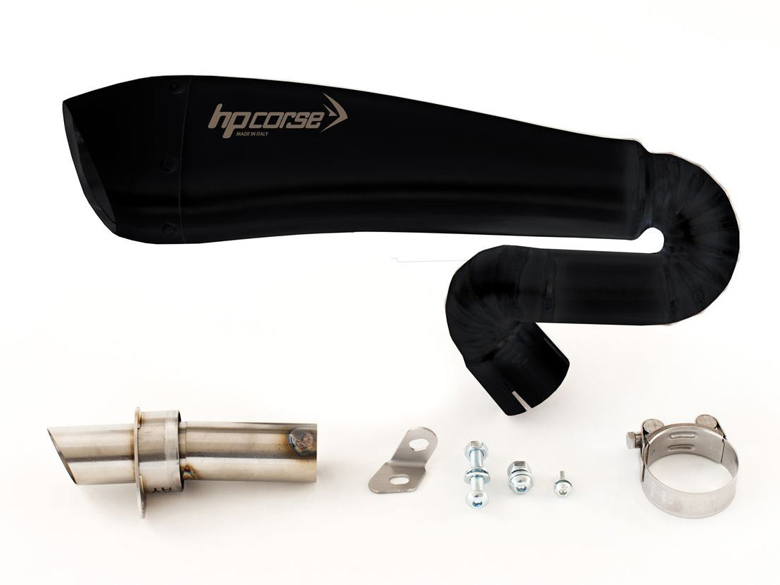 HP CORSE Honda VFR800X Crossrunner (11/14) Slip-on Exhaust "Hydroform Black" (EU homologated) – Accessories in the 2WheelsHero Motorcycle Aftermarket Accessories and Parts Online Shop