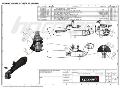 HP CORSE MV Agusta F3 Slip-on Exhaust "Hydroform Black" (EU homologated) – Accessories in the 2WheelsHero Motorcycle Aftermarket Accessories and Parts Online Shop