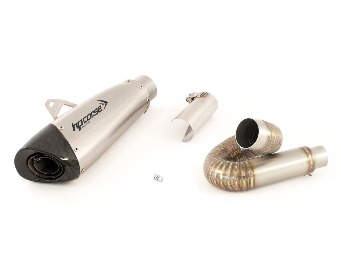 HP CORSE Ducati Monster 797 Slip-on Exhaust "Evoxtreme 260 Satin" (racing only) – Accessories in the 2WheelsHero Motorcycle Aftermarket Accessories and Parts Online Shop