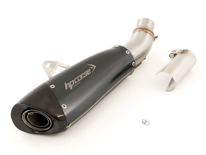 HP CORSE Ducati Monster 797 Slip-on Exhaust "Evoxtreme 260 Black Short" (racing only) – Accessories in the 2WheelsHero Motorcycle Aftermarket Accessories and Parts Online Shop
