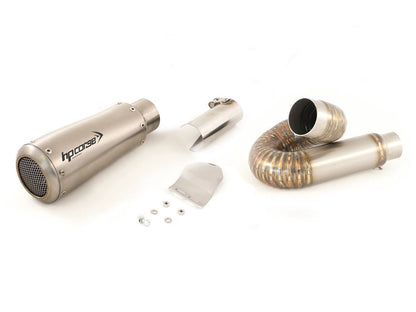 HP CORSE Ducati Monster 797 Slip-on Exhaust "GP-07 Satin" (racing; with wire mesh) – Accessories in the 2WheelsHero Motorcycle Aftermarket Accessories and Parts Online Shop