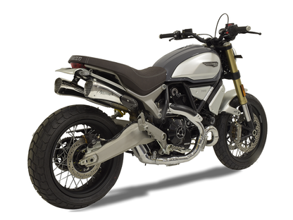 HP CORSE Ducati Scrambler 1100 Dual Slip-on Exhaust "Hydroform Corsa Short Polish" (racing) – Accessories in the 2WheelsHero Motorcycle Aftermarket Accessories and Parts Online Shop