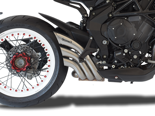 HP CORSE MV Agusta Dragster 800 RR (18/19) Slip-on Exhaust "HydroTre Satin w/ Inox Cover" (Racing) – Accessories in the 2WheelsHero Motorcycle Aftermarket Accessories and Parts Online Shop