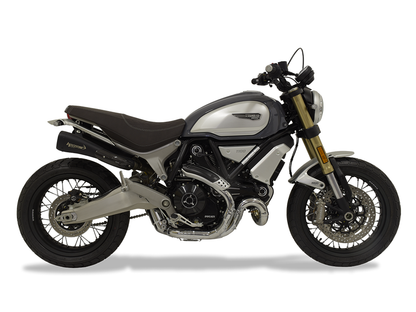 HP CORSE Ducati Scrambler 1100 Dual Slip-on Exhaust "Hydroform Corsa Short Black" (racing) – Accessories in the 2WheelsHero Motorcycle Aftermarket Accessories and Parts Online Shop