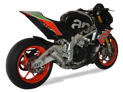 HP CORSE Aprilia RSV4 / Tuono V4 (17/18) Slip-on Exhaust "Hydroform Corsa Short Satin" (racing) – Accessories in the 2WheelsHero Motorcycle Aftermarket Accessories and Parts Online Shop
