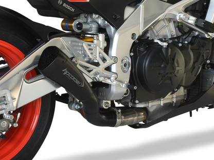 HP CORSE Aprilia RSV4 / Tuono V4 (17/18) Slip-on Exhaust "Hydroform Corsa Short Black" (racing) – Accessories in the 2WheelsHero Motorcycle Aftermarket Accessories and Parts Online Shop