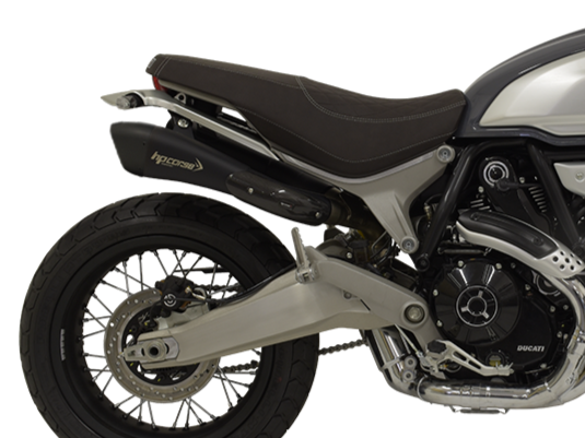 HP CORSE Ducati Scrambler 1100 Dual Slip-on Exhaust "Hydroform Short Black" (racing) – Accessories in the 2WheelsHero Motorcycle Aftermarket Accessories and Parts Online Shop