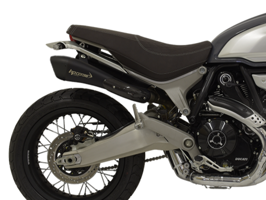 HP CORSE Ducati Scrambler 1100 Dual Slip-on Exhaust "Hydroform Short Black" (racing) – Accessories in the 2WheelsHero Motorcycle Aftermarket Accessories and Parts Online Shop