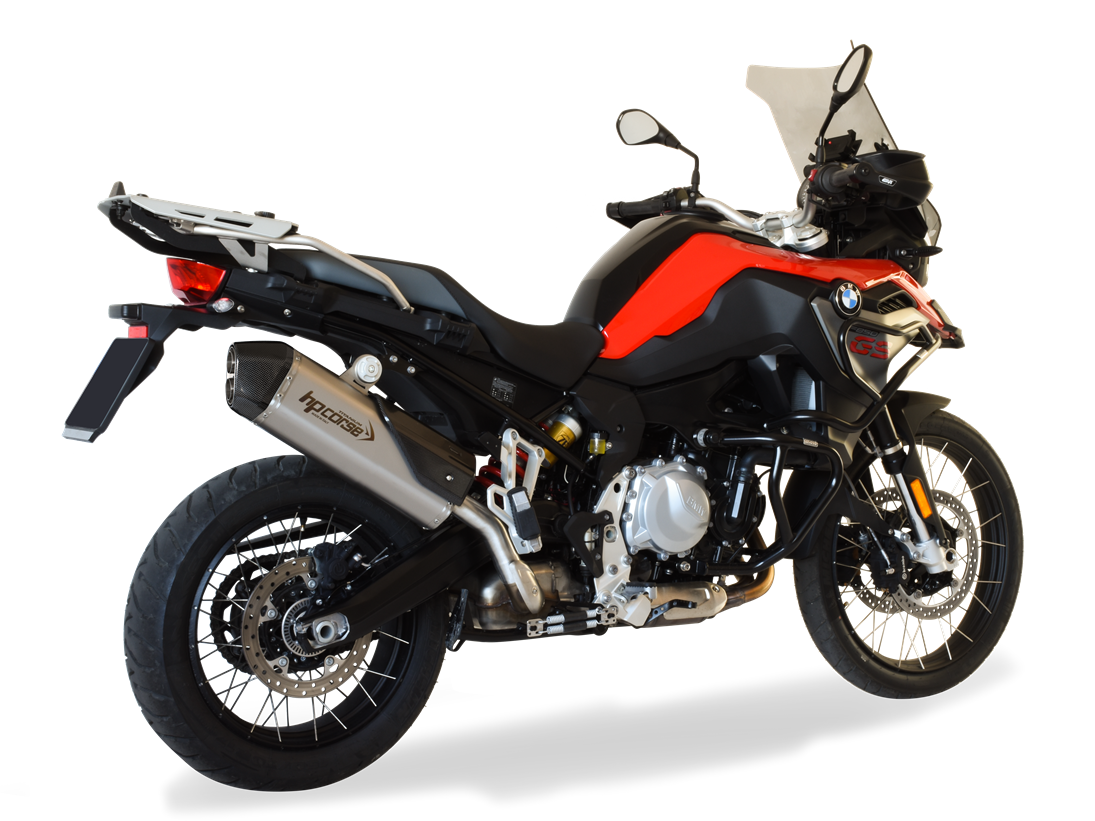 HP CORSE BMW F850GS Slip-on Exhaust "SPS Carbon Titanium" (EU homologated) – Accessories in the 2WheelsHero Motorcycle Aftermarket Accessories and Parts Online Shop