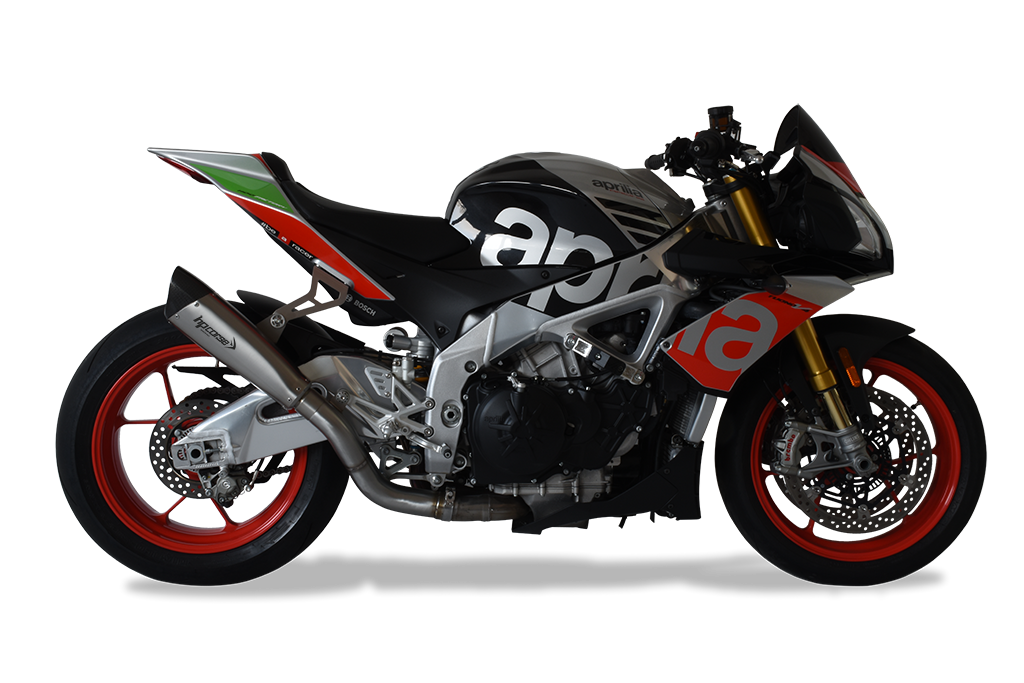 HP CORSE Aprilia RSV4 / Tuono V4 (17/18) Slip-on Exhaust "Evoxtreme 310 Satin" (racing) – Accessories in the 2WheelsHero Motorcycle Aftermarket Accessories and Parts Online Shop