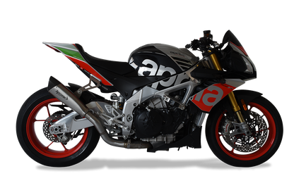 HP CORSE Aprilia RSV4 / Tuono V4 (17/18) Slip-on Exhaust "Evoxtreme 310 Satin" (racing) – Accessories in the 2WheelsHero Motorcycle Aftermarket Accessories and Parts Online Shop