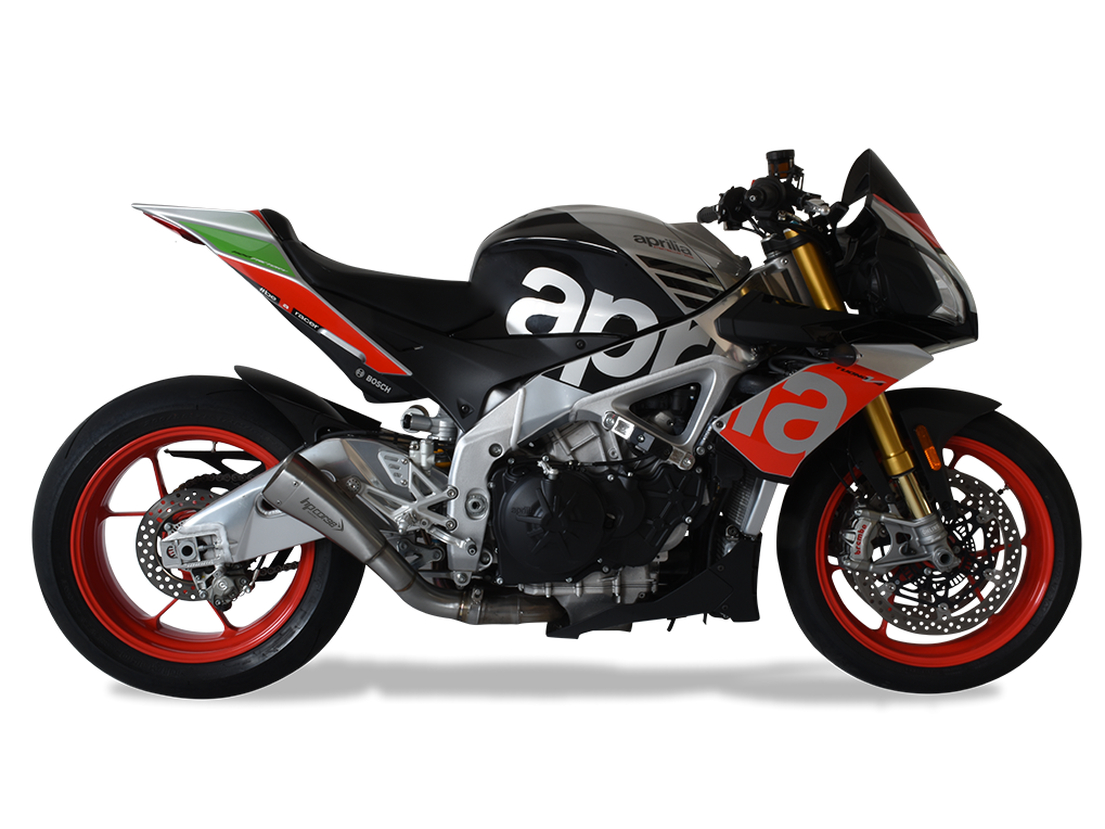 HP CORSE Aprilia RSV4 / Tuono V4 (17/18) Slip-on Exhaust "Hydroform Corsa Short Satin" (racing) – Accessories in the 2WheelsHero Motorcycle Aftermarket Accessories and Parts Online Shop