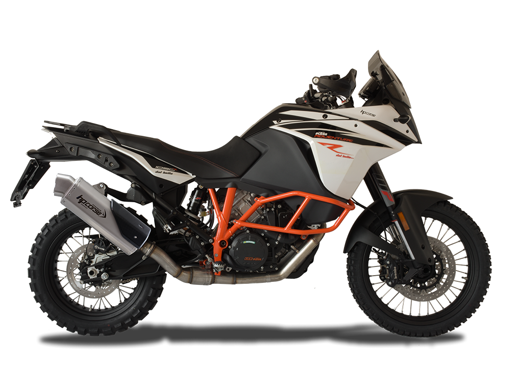 HP CORSE KTM Adventure / Super Adventure (13/20) Slip-on Exhaust "4-Track R Titanium" (EU homologated) – Accessories in the 2WheelsHero Motorcycle Aftermarket Accessories and Parts Online Shop