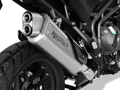 HP CORSE Triumph Tiger 1200 (18/21) Slip-on Exhaust "4-Track R Titanium" (EU homologated) – Accessories in the 2WheelsHero Motorcycle Aftermarket Accessories and Parts Online Shop