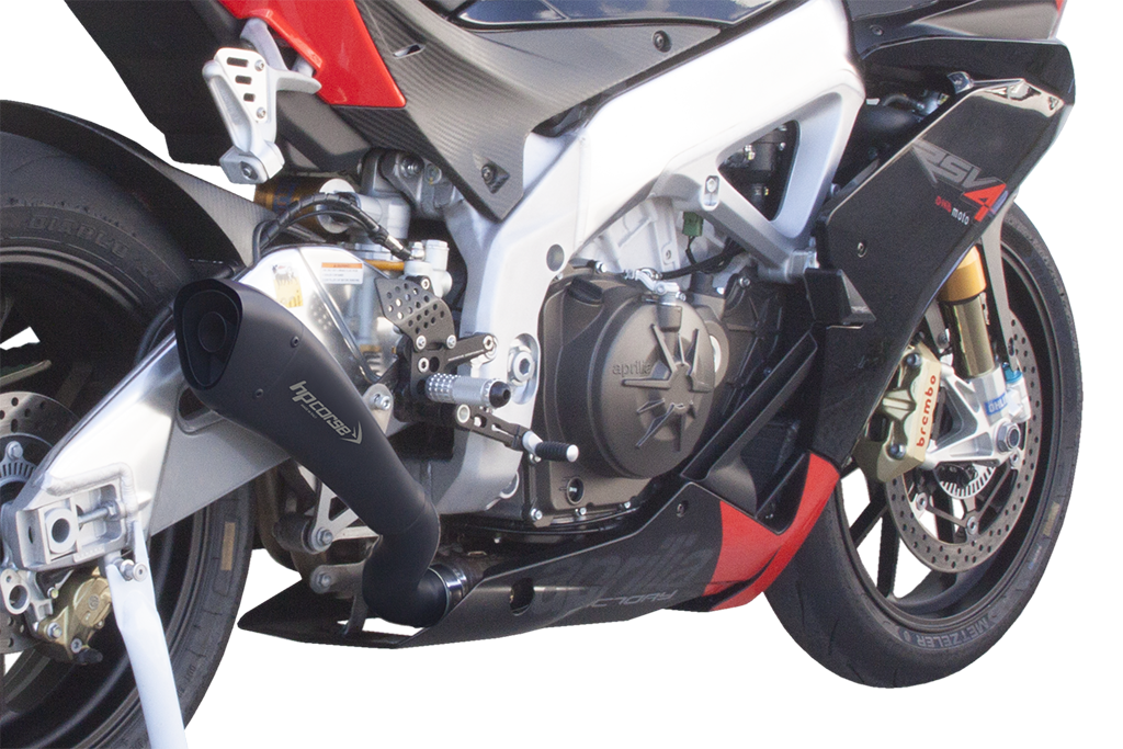 HP CORSE Aprilia RSV4 (09/14) Slip-on Exhaust "Hydroform Black" (EU homologated) – Accessories in the 2WheelsHero Motorcycle Aftermarket Accessories and Parts Online Shop