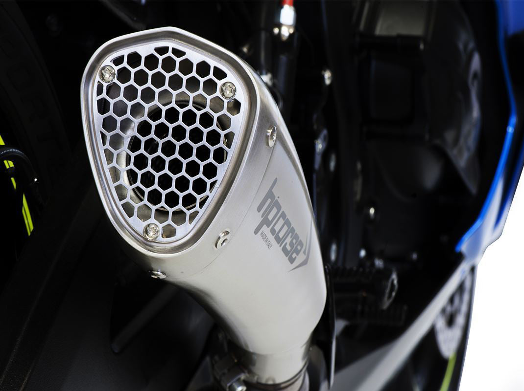 HP CORSE Suzuki GSX-R 1000 (17/20) Slip-on Exhaust "Hydroform Short R Inox Satin" (Racing) – Accessories in the 2WheelsHero Motorcycle Aftermarket Accessories and Parts Online Shop
