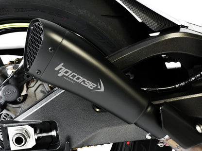 HP CORSE Suzuki GSX-R 1000 (17/20) Slip-on Exhaust "Hydroform Short R Ceramic Black" (Racing) – Accessories in the 2WheelsHero Motorcycle Aftermarket Accessories and Parts Online Shop