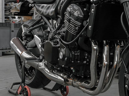 HP CORSE Kawasaki Z900RS (2018+) Slip-on Exhaust "GP-07 Inox Satin" (Racing) – Accessories in the 2WheelsHero Motorcycle Aftermarket Accessories and Parts Online Shop