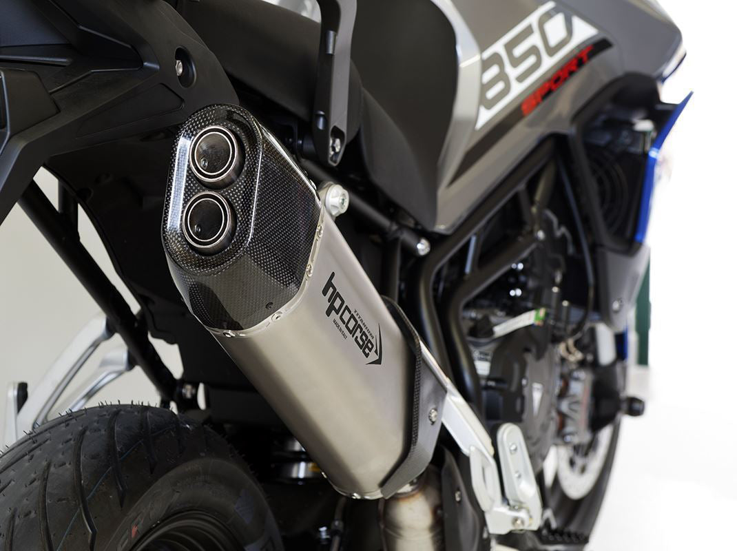 HP CORSE Triumph Tiger 900 / 850 Sport (20/23) Slip-on Exhaust "SP-3 Carbon 350 Titanium" (Euro 5) – Accessories in the 2WheelsHero Motorcycle Aftermarket Accessories and Parts Online Shop