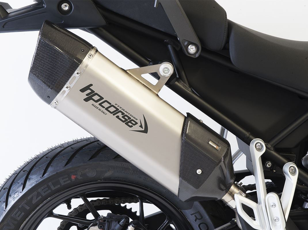 HP CORSE Triumph Tiger 900 / 850 Sport (20/23) Slip-on Exhaust "SP-3 Carbon 350 Titanium" (Euro 5) – Accessories in the 2WheelsHero Motorcycle Aftermarket Accessories and Parts Online Shop