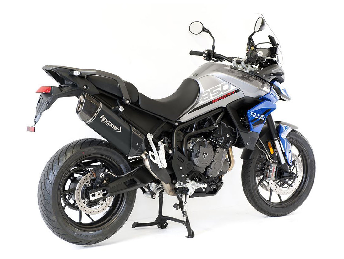 HP CORSE Triumph Tiger 900 / 850 Sport (20/23) Slip-on Exhaust "SP-3 Carbon 350 Ceramic Black" (Euro 5) – Accessories in the 2WheelsHero Motorcycle Aftermarket Accessories and Parts Online Shop