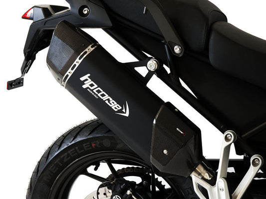 HP CORSE Triumph Tiger 900 / 850 Sport (20/23) Slip-on Exhaust "SP-3 Carbon 350 Ceramic Black" (Euro 5) – Accessories in the 2WheelsHero Motorcycle Aftermarket Accessories and Parts Online Shop
