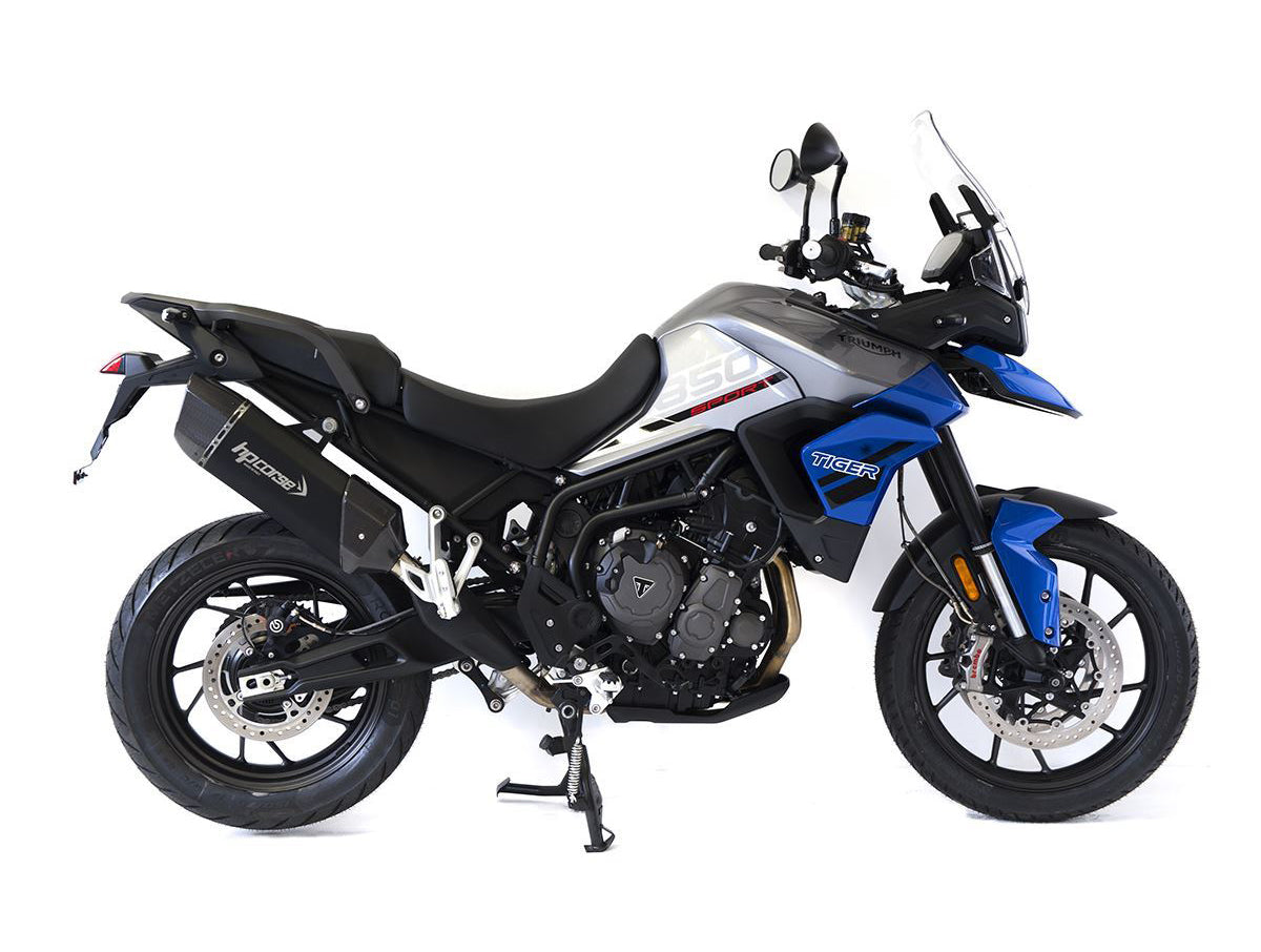 HP CORSE Triumph Tiger 900 / 850 Sport (20/23) Slip-on Exhaust "SP-3 Carbon 350 Ceramic Black" (Euro 5) – Accessories in the 2WheelsHero Motorcycle Aftermarket Accessories and Parts Online Shop