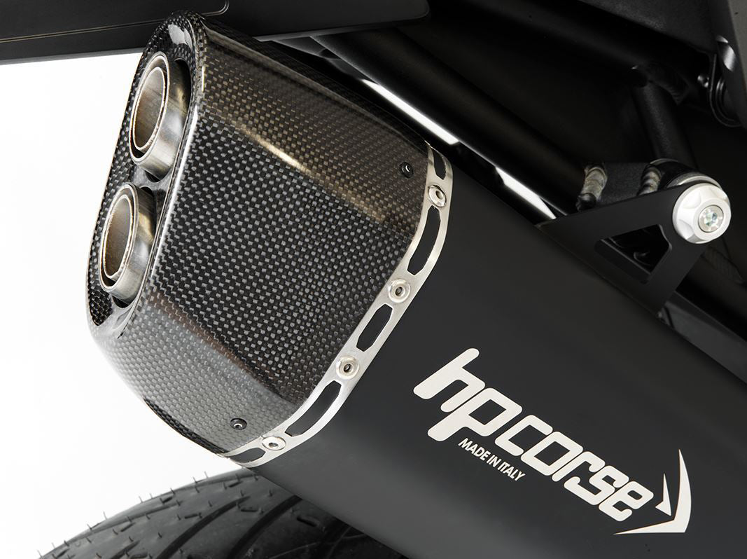 HP CORSE Triumph Tiger 900 / 850 Sport (20/23) Slip-on Exhaust "SP-3 Carbon 350 Ceramic Black" (Euro 5) – Accessories in the 2WheelsHero Motorcycle Aftermarket Accessories and Parts Online Shop